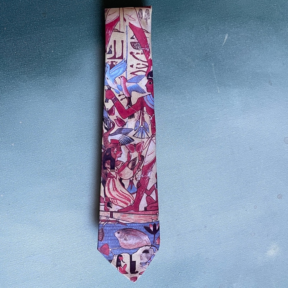 Ralph Marlin Egypt Neck Tie Vintage 1989